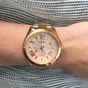 Fossil Rose Gold Stainless-Steel Watch